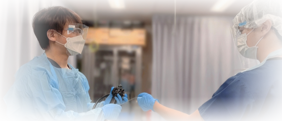 内視鏡検査の様子