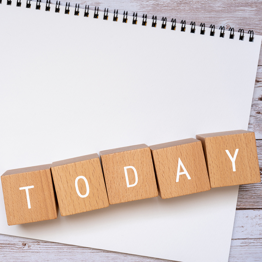 白紙のノートのイメージ