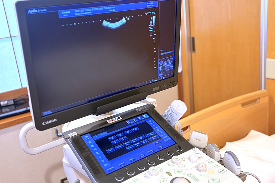 田中消化器科クリニック 最新の超音波診断装置