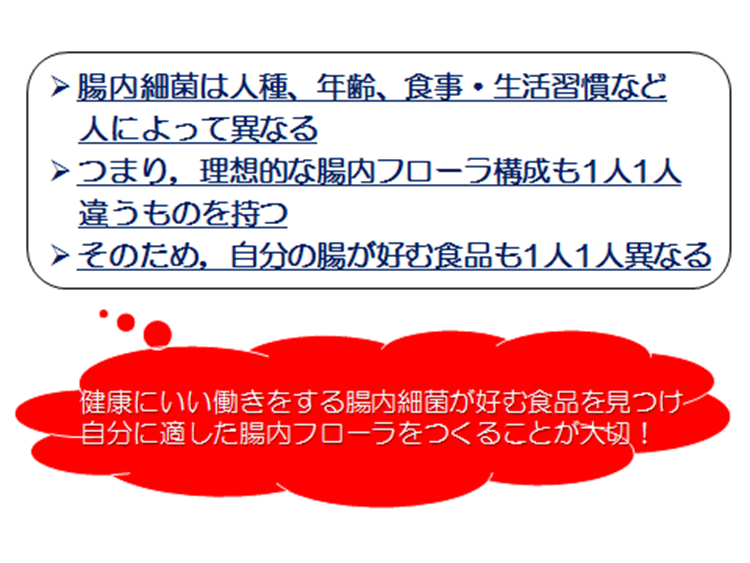 理想的な腸内フローラ